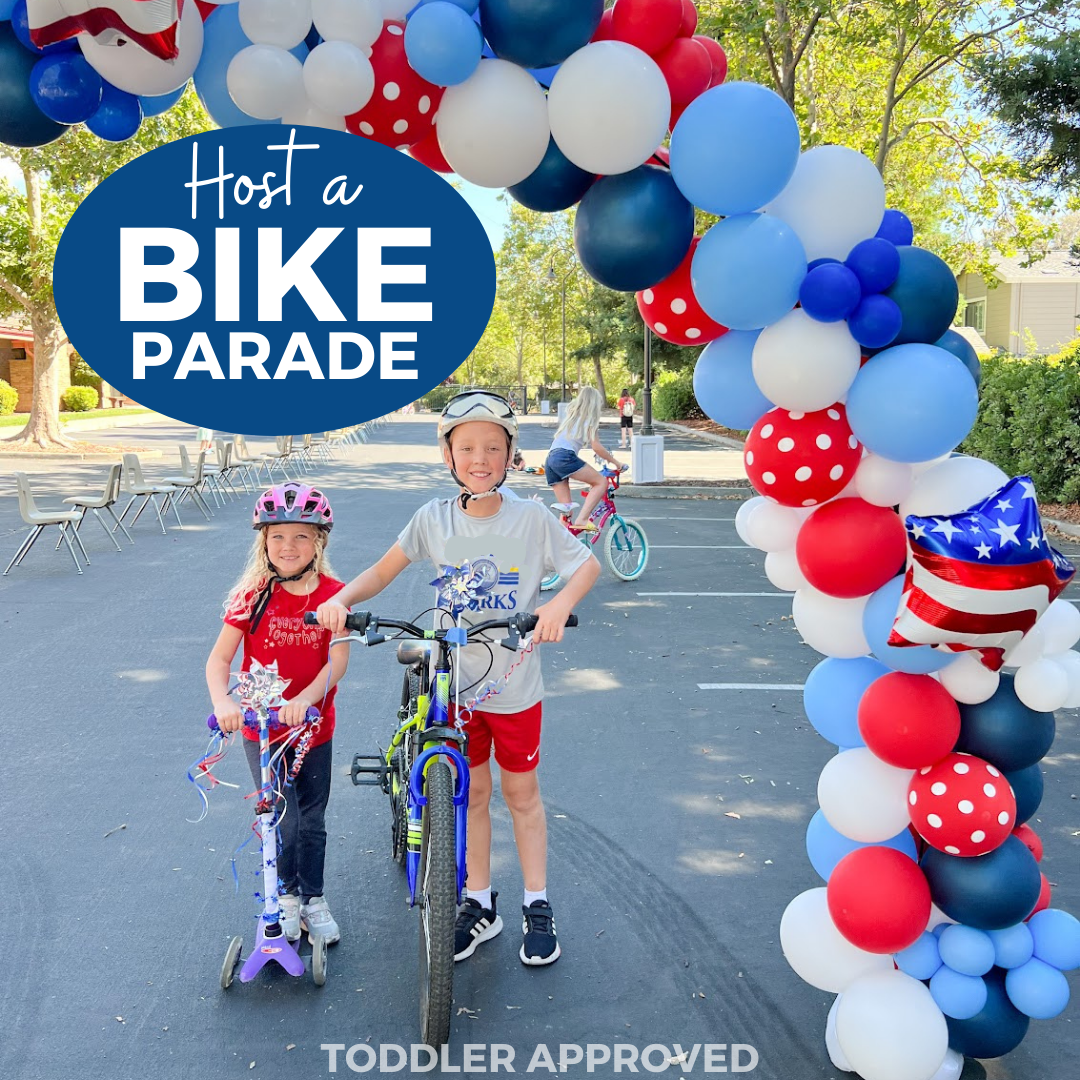 Host a Bike Parade - Toddler Approved