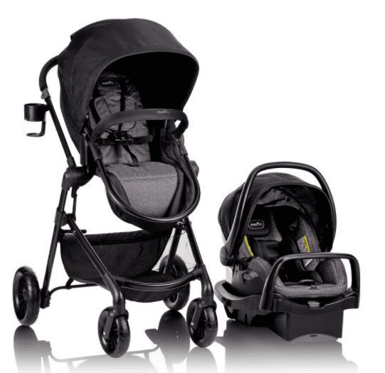 evenflo pivot travel system stroller