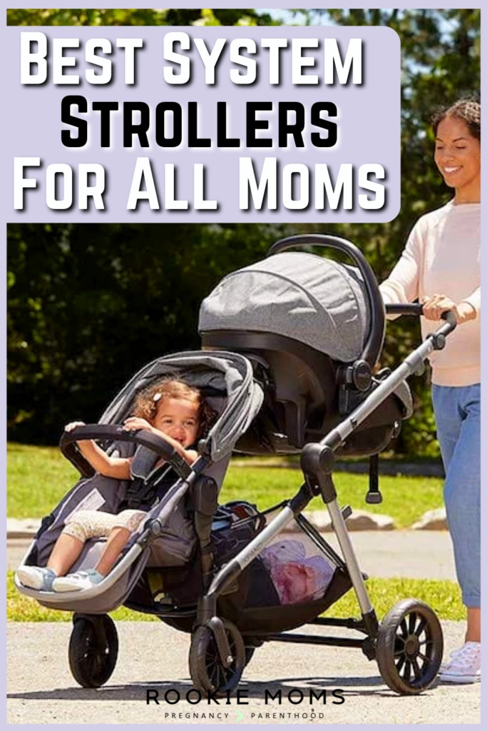 We used a travel system stroller for each of our kids when they were infants. I have to say, it is totally worth it. It is so nice when you have a sleeping baby to easily transfer them to the stroller. All you have to do is get the car seat out of the car and pop it into the stroller where it will securely click in. We want to make finding the right fit for you as easy as possible, so we’ve broken down all the details. Let’s take a look!