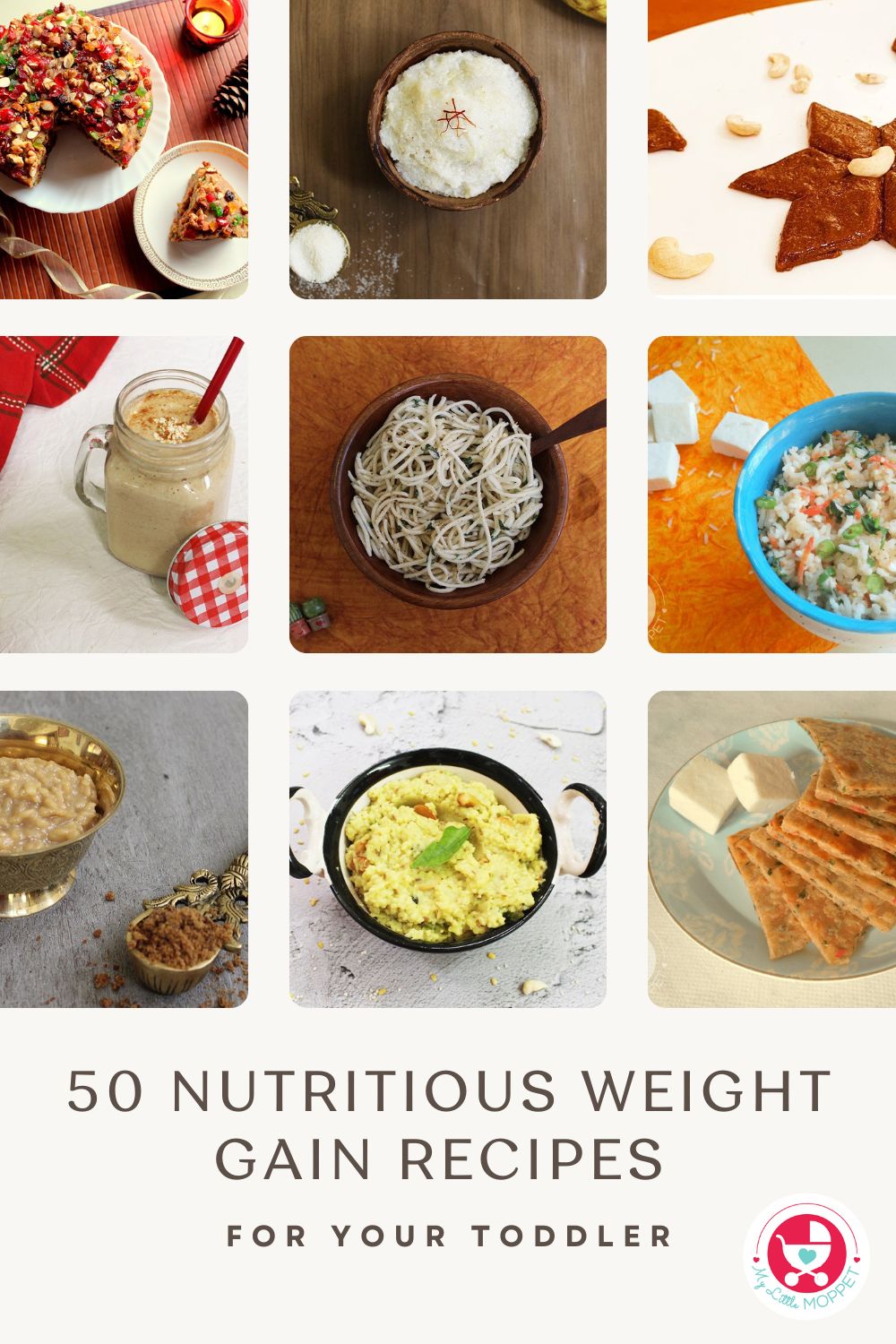Hey moms ! Are you concerned about your kid's weight gain? Here is the collection of the best 50 Nutritious Weight Gain Recipes for Toddlers!