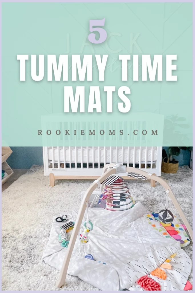tummy time mats - pin image