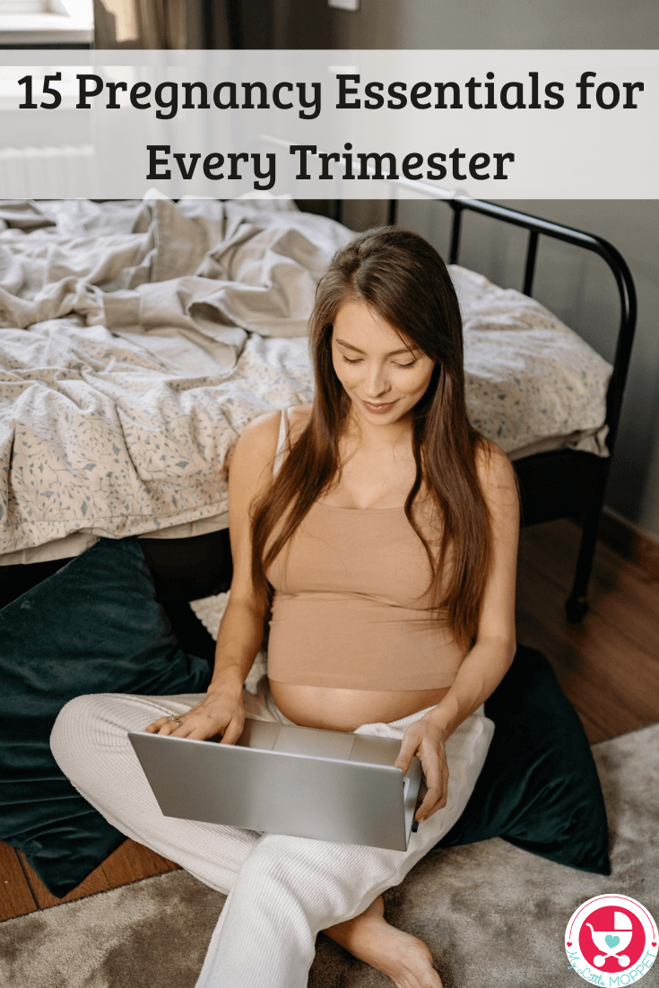 Here are 15 Pregnancy Essentials you need for every trimester of your pregnancy. From vitamins to bras to shoes, we've covered it all!